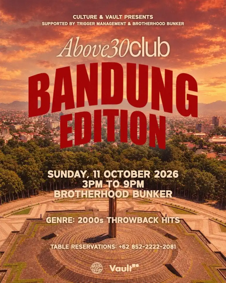 Above30Club: Bandung poster