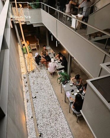 dining area at japanese style cafe