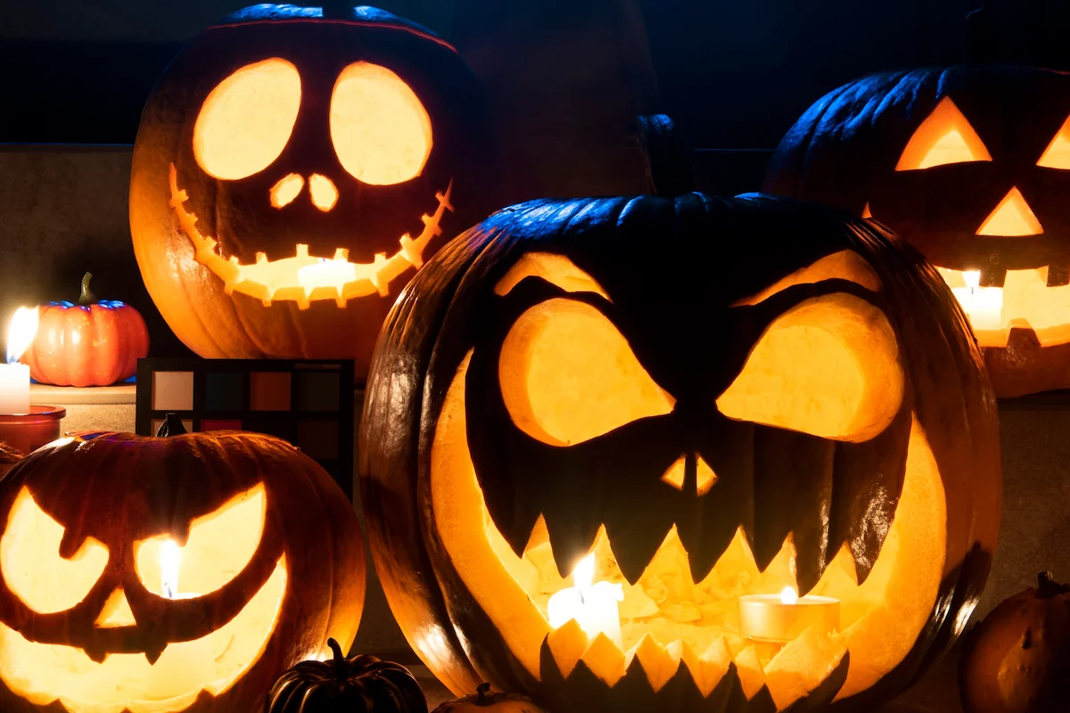 spooky halloween pumpkin