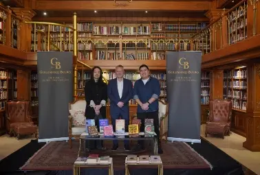 two men in the library