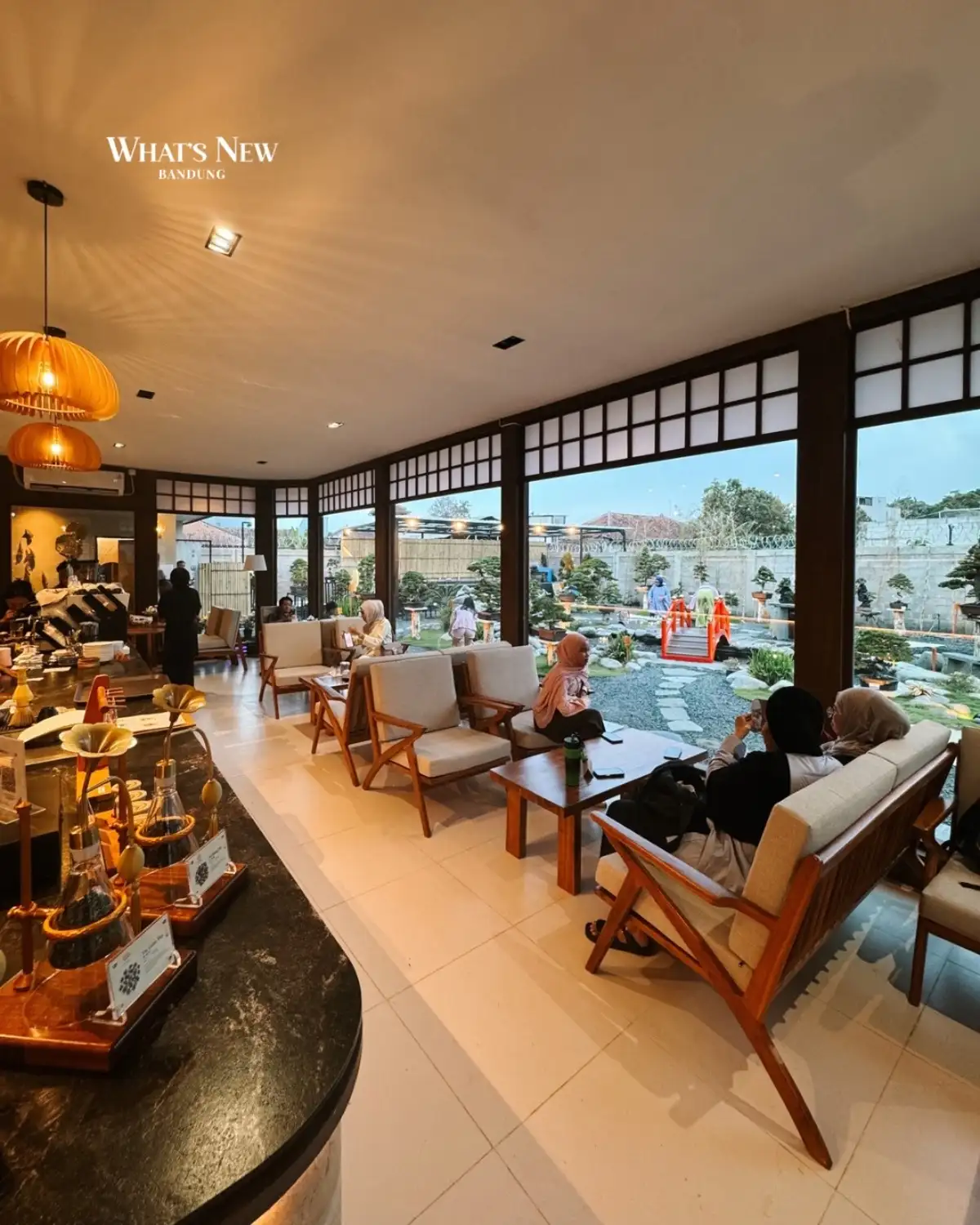 indoor area at Chaniwa tea house