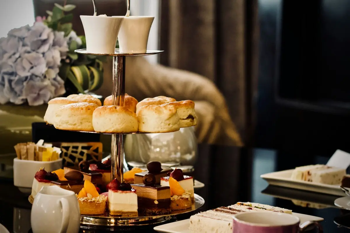 afternoon tea on the table