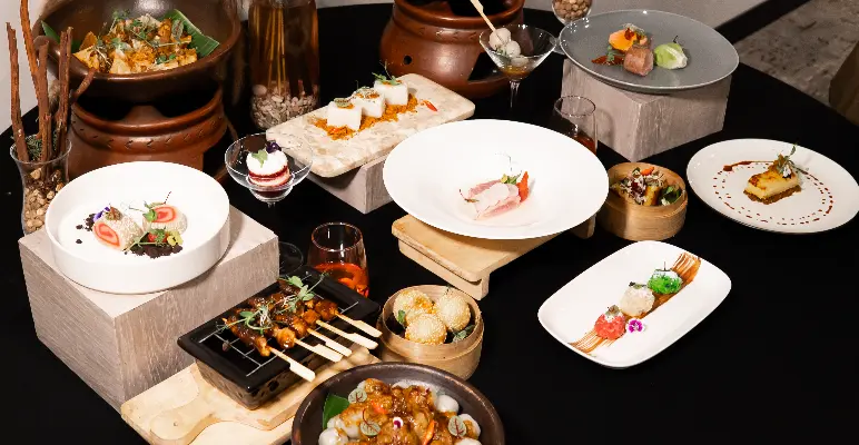 Festive menu at L'Eminence