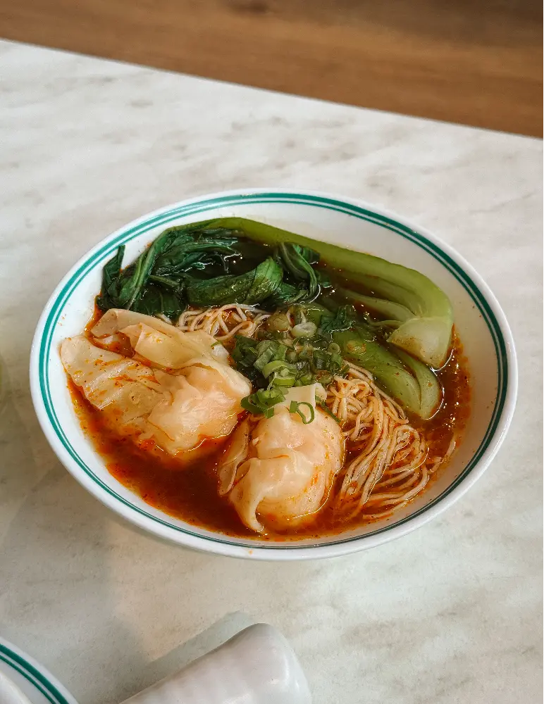 Mala Wonton Noodle Soup