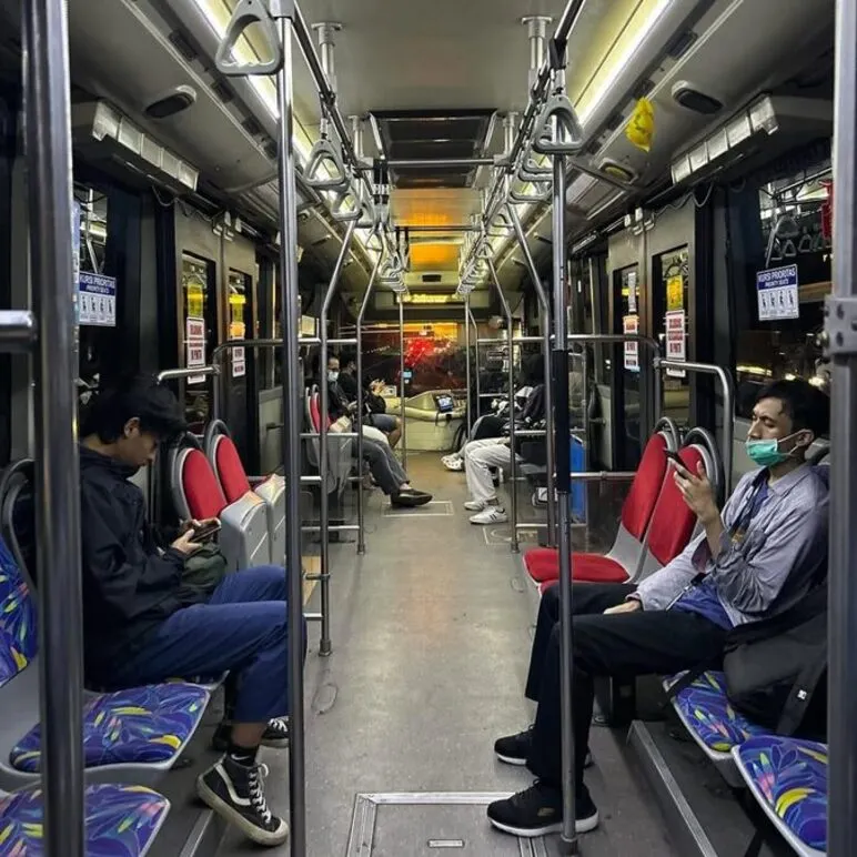 inside Metro Jabar Trans