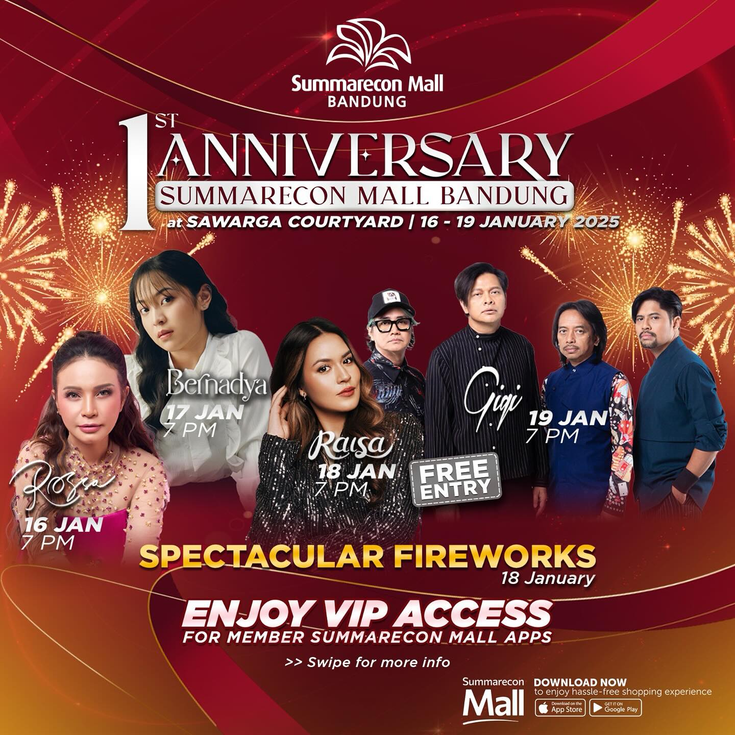 1st Anniversary Summarecon Mall Bandung