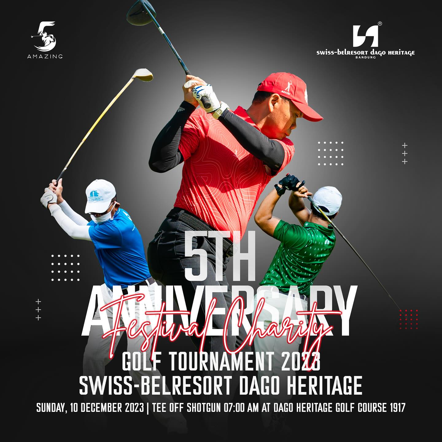 5th ANNIVERSARY FESTIVAL CHARITY GOLF TOURNAMENT 2023 SWISS-BELRESORT DAGO HERITAGE AT DAGO HERITAGE GOLF 1917