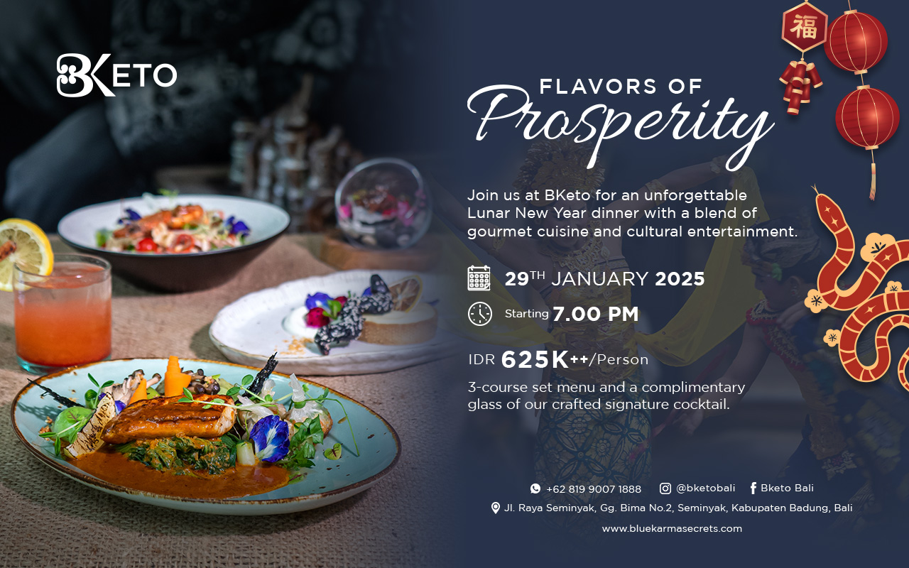 Usher in the Year of Prosperity – Lunar New Year Dinner at Blue Karma