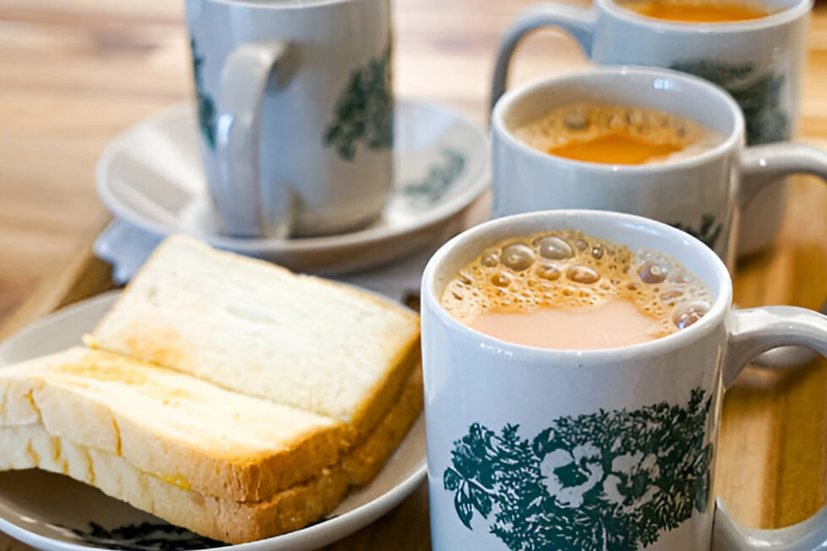 Kaya Toast and Teh Tarik