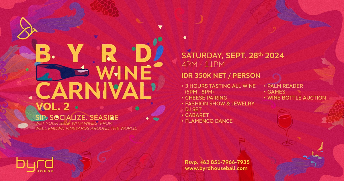 Raise Your Glass: Byrd Wine Carnival Returns with Even More Flavor, Fun, and Festivity