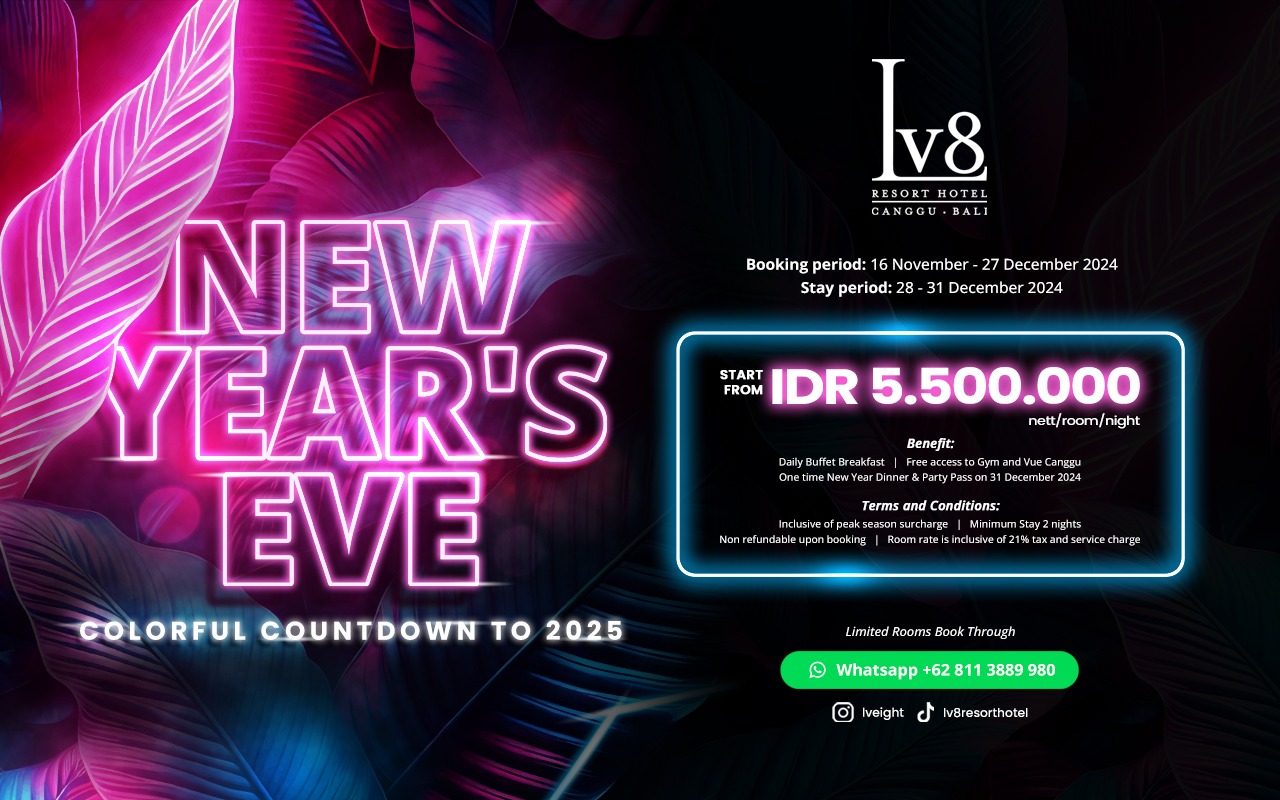 End-Year tropical getaway at Lv8 Resort Hotel 