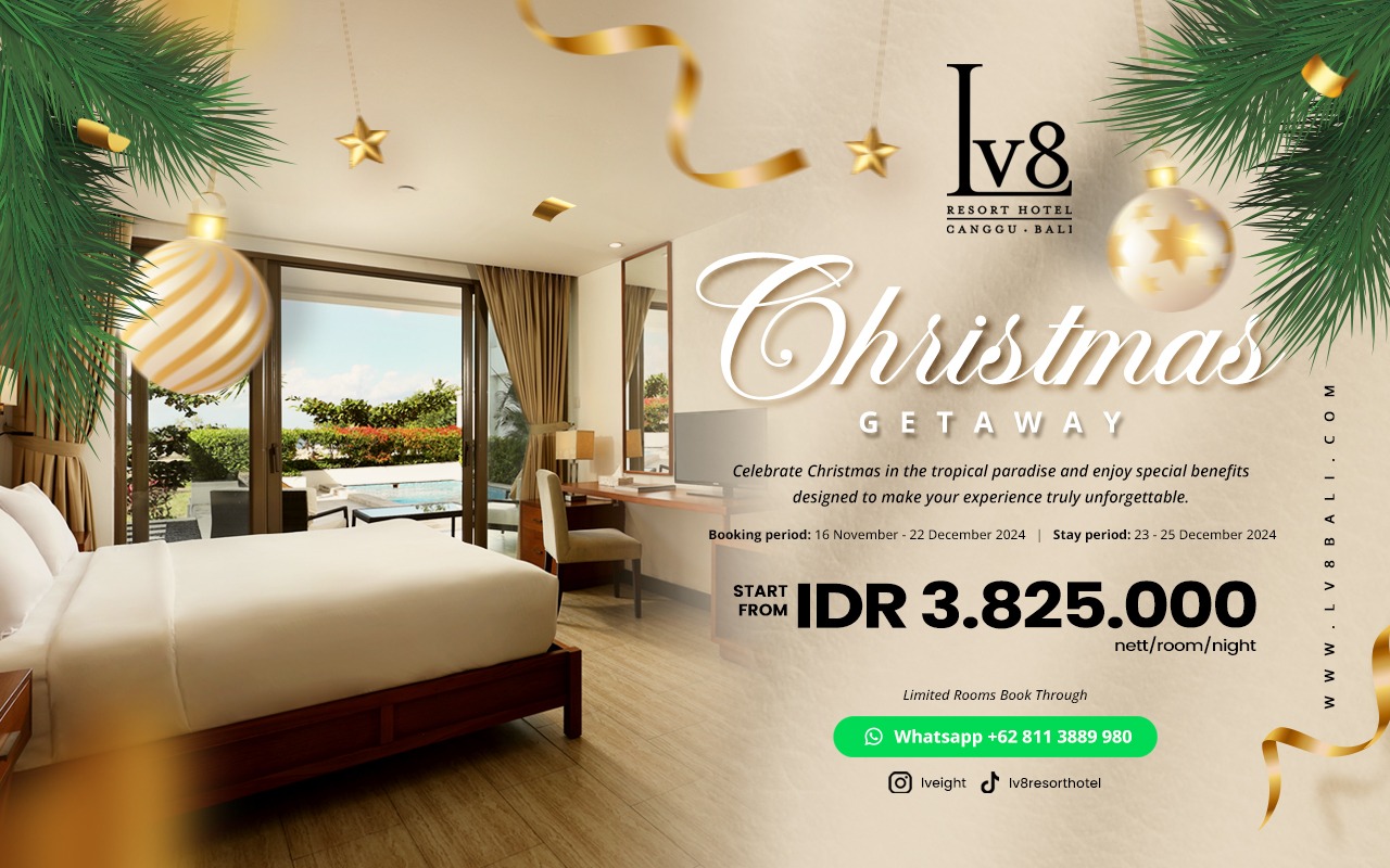 Christmas Getaway at Lv8 Resort Hotel Canggu 