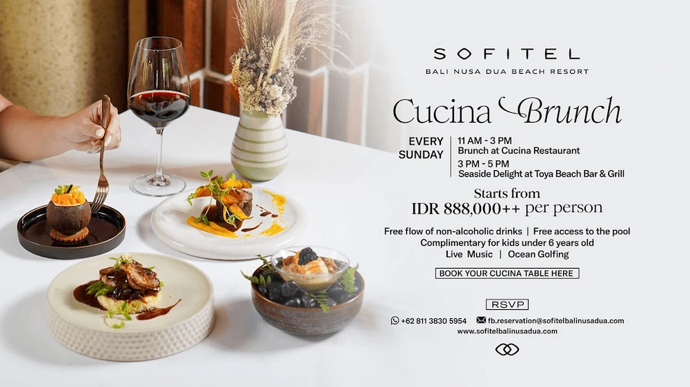 cucina sofitel bali nusa dua brunch flyer