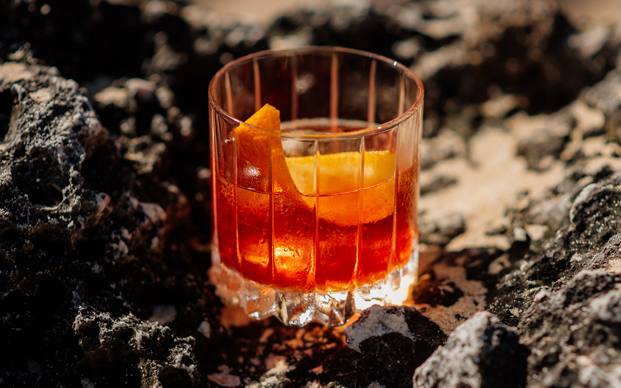 Paradise found in every sip of Karma Kandara's Classic Negroni