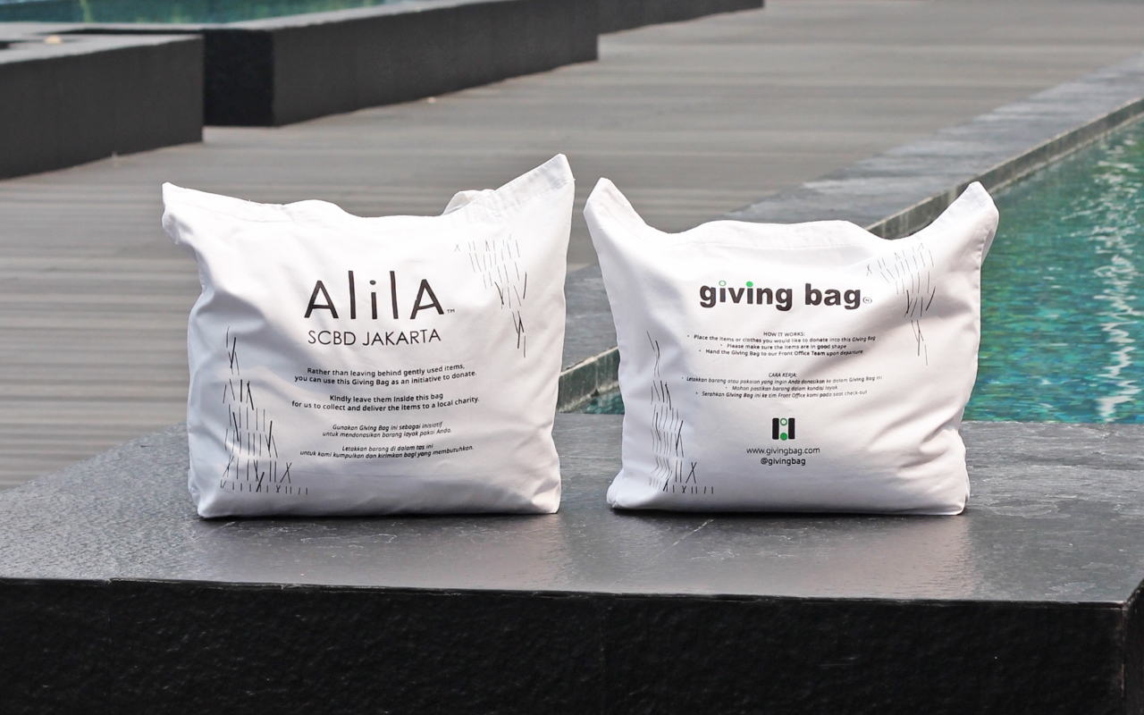 Alila SCBD Jakarta Announces Collaboration with Giving Bag