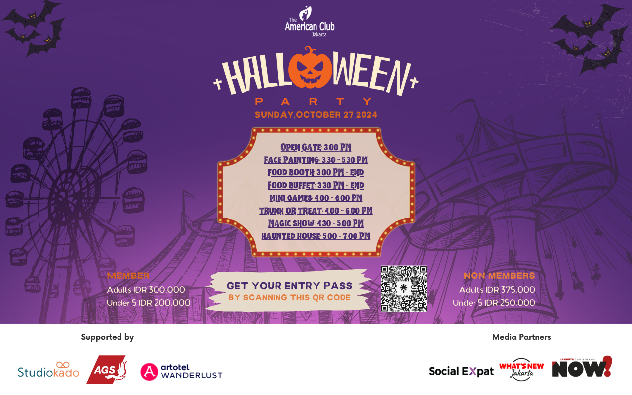 The American Club Jakarta’s Halloween Party 2024