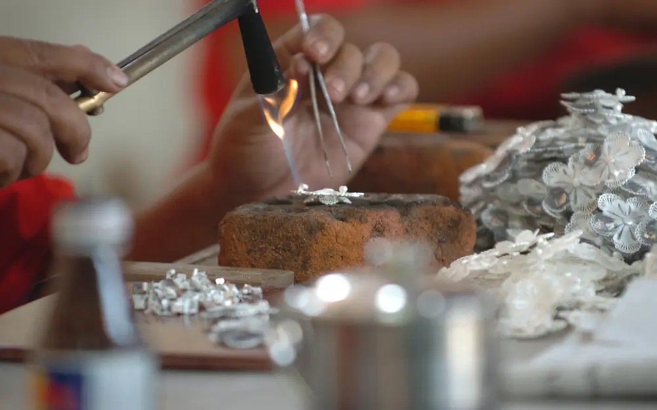 Silver craft of Kotagede, Yogyakarta by Kemenparekraf.