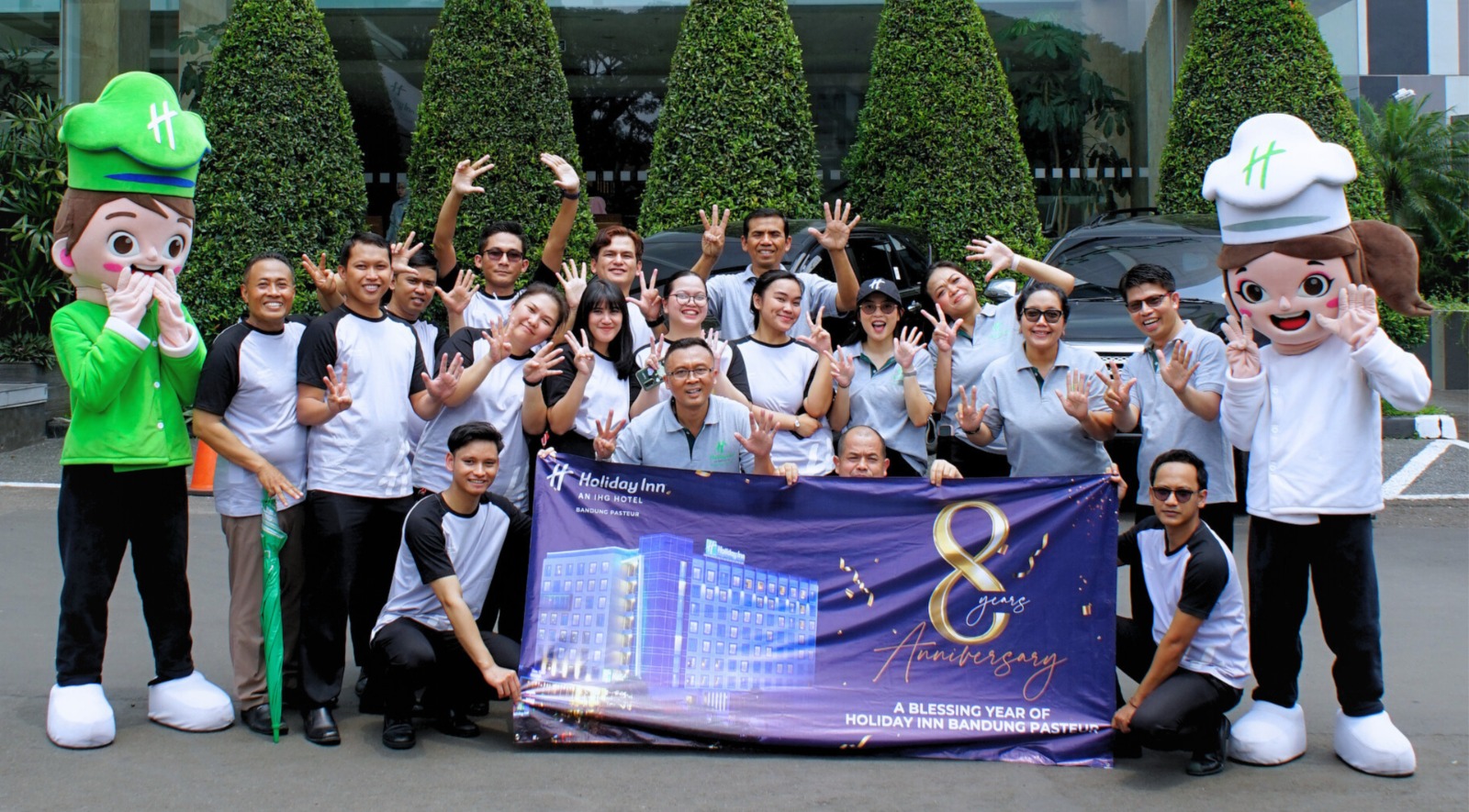 Celebrating 8 Years of Holiday Inn Bandung Pasteur's Journey