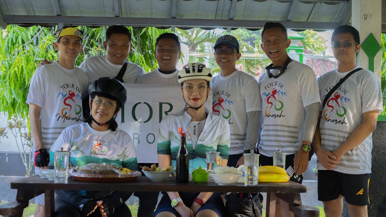 MORA Group Support Local Tourism in Tour De Menoreh and Jogja Cultural Wellness Festival