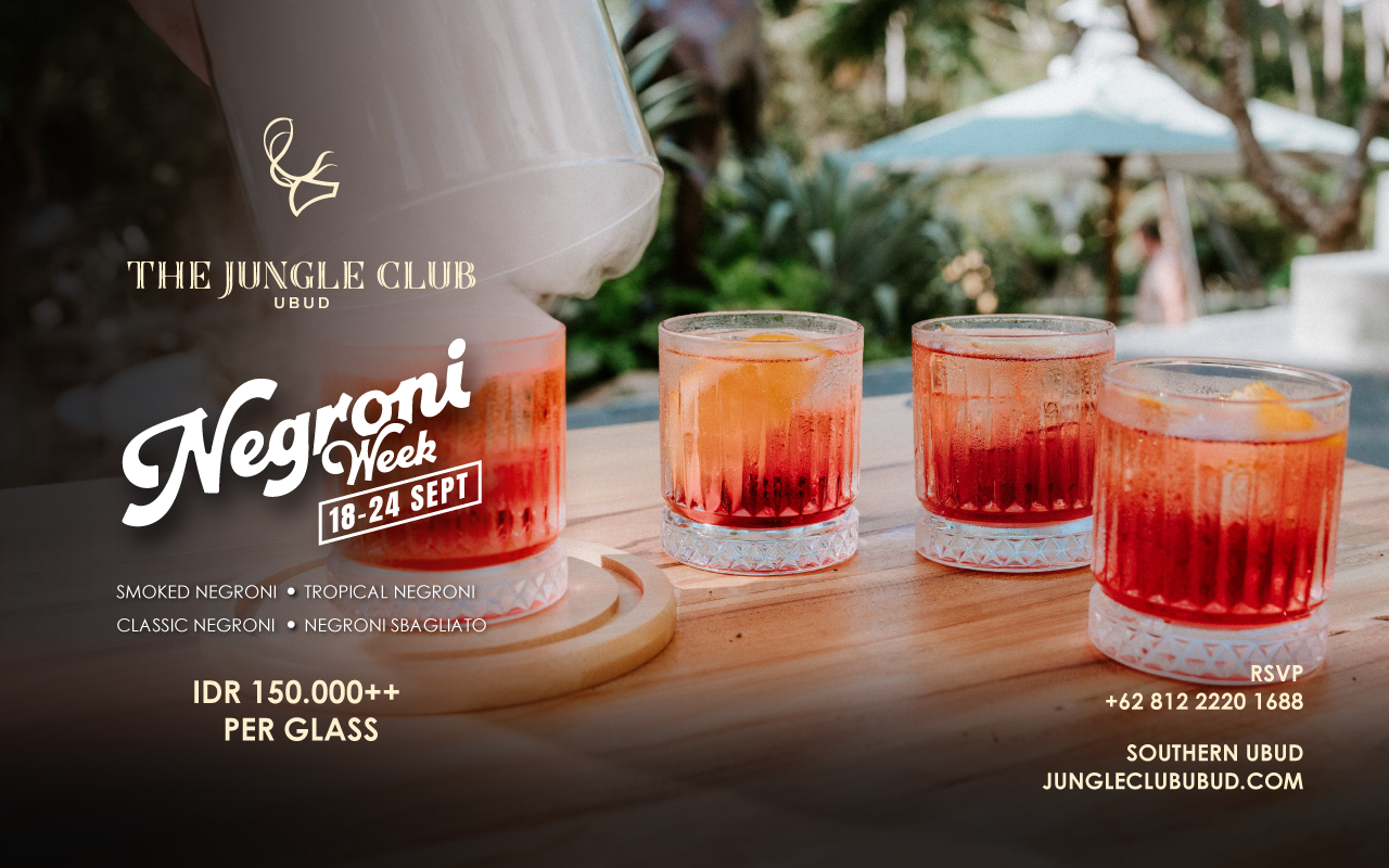 Negroni Lovers, It's Time to Sneak to the Jungle for Negroni Week!