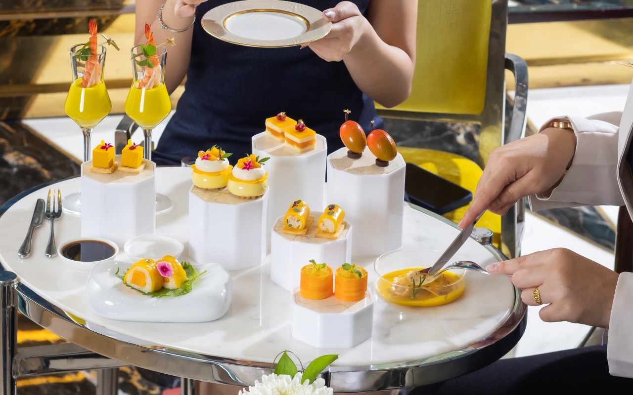 Mango Delights Afternoon Tea Four Seasons Hotel Jakarta