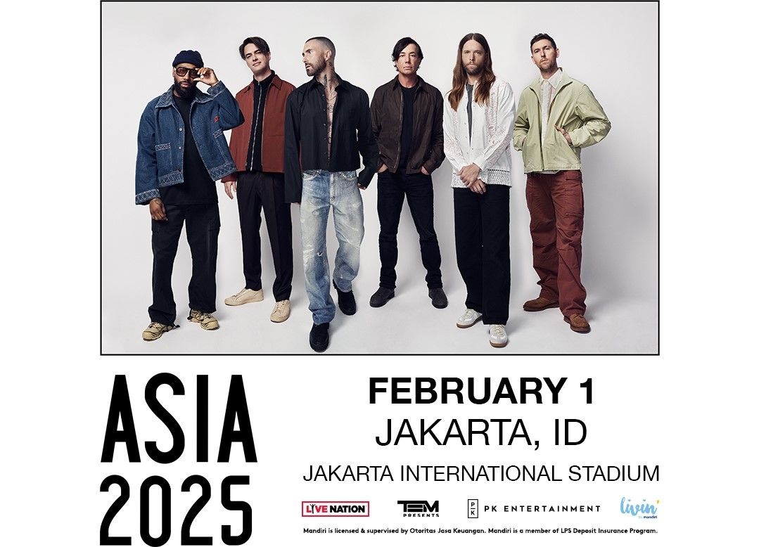 Maroon 5 ASIA Tour 2025 in Jakarta