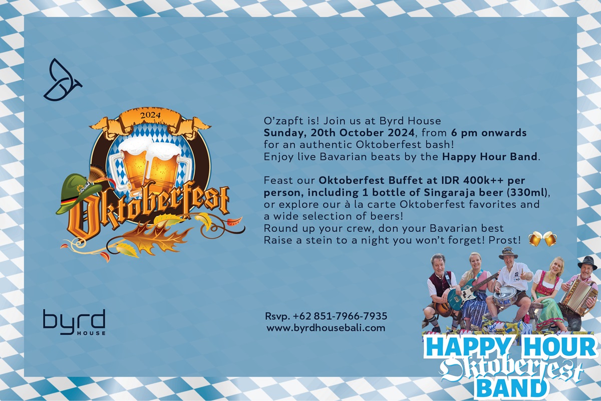 Oktoberfest Hits The Shores of Bali at Byrd House