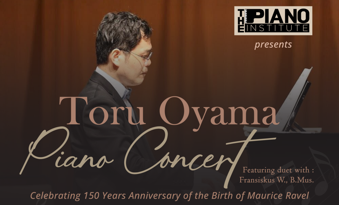 Toru Oyama Piano Concert in Surabaya