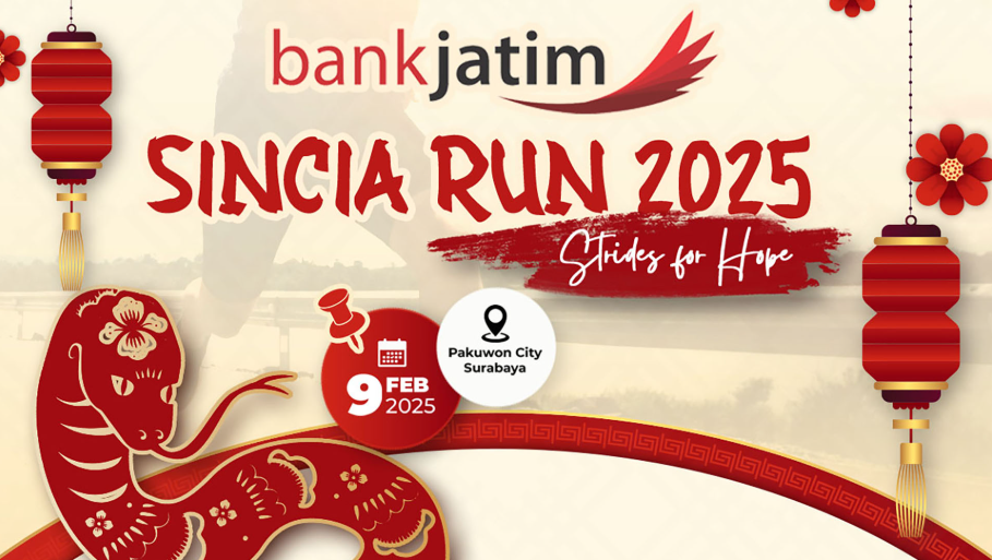 Sincia Run 2025 in Surabaya