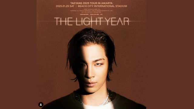 TAEYANG 2025 Tour [The Light Year] in Jakarta