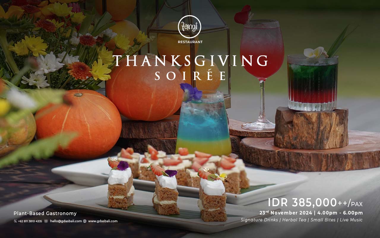 Thanksgiving Soirée at Tangi Restaurant at Gdas Bali