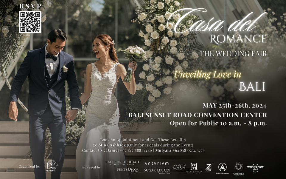 Casa del Romance Wedding Fair 2024 at Bali Sunset Road Convention Center