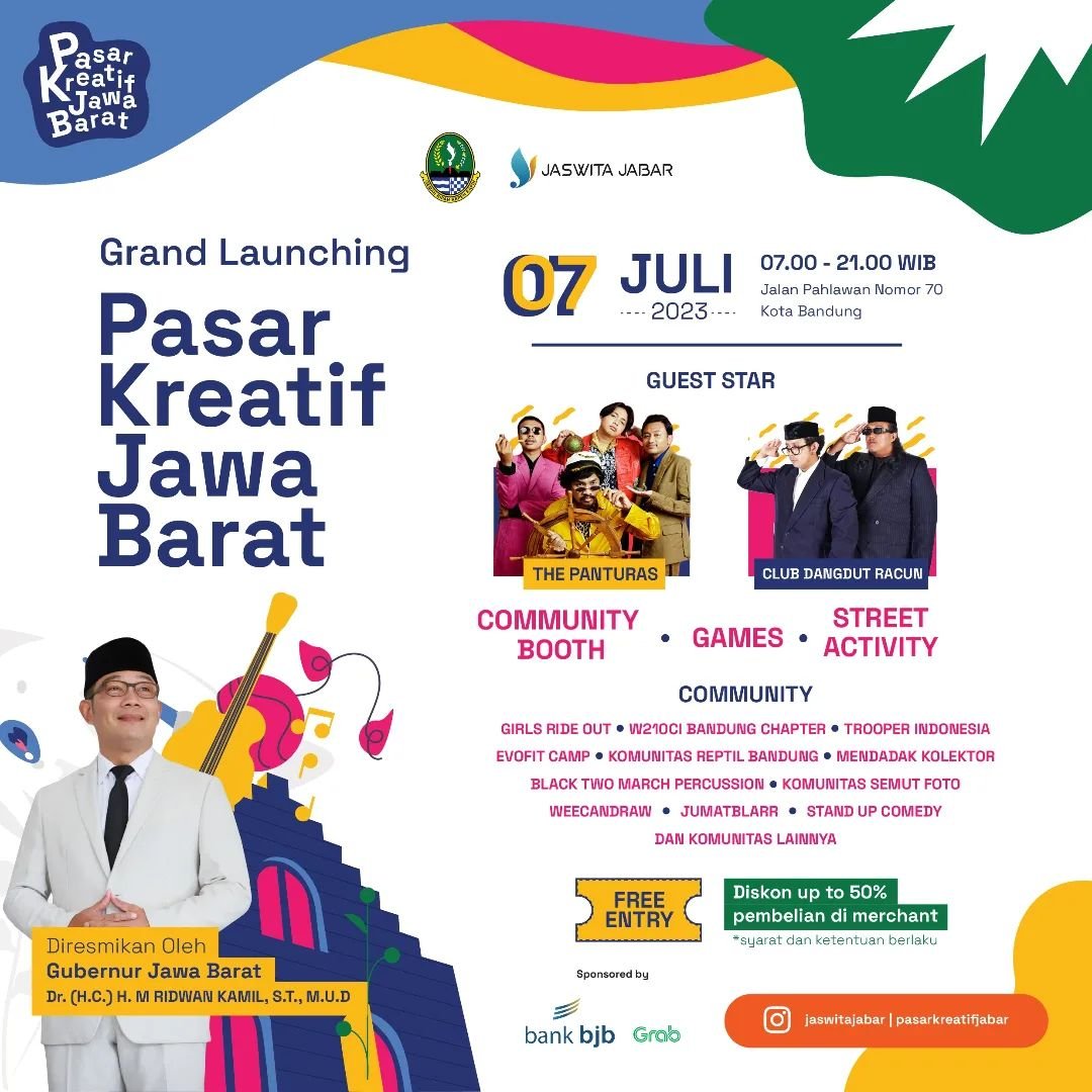 Grand Launching Pasar Kreatif Jawa Barat