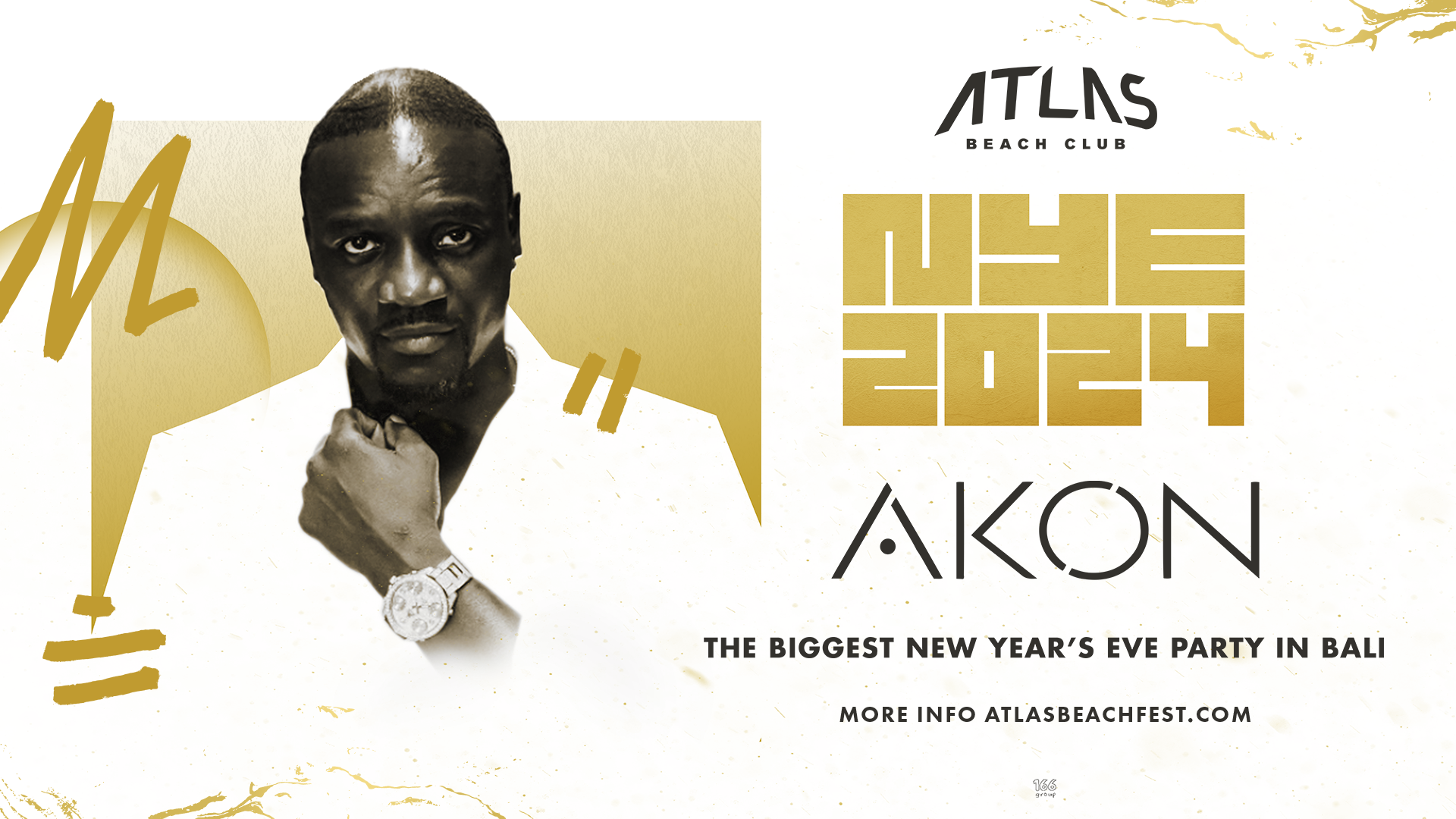 Akon at Atlas Best NYE Parties in Bali 2024