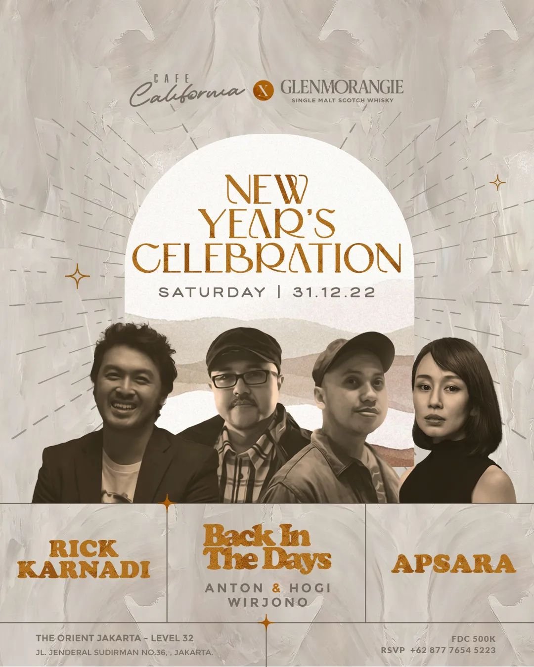 Cafe California New Year Party