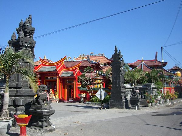 Chinese Architecture in Balinese Temple