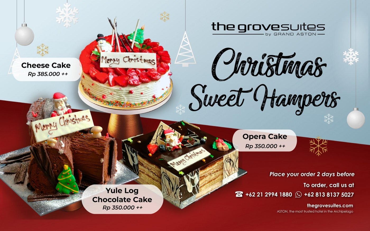 The Grove Suites Christmas Hampers