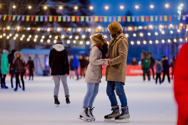 Couple Ice Skating