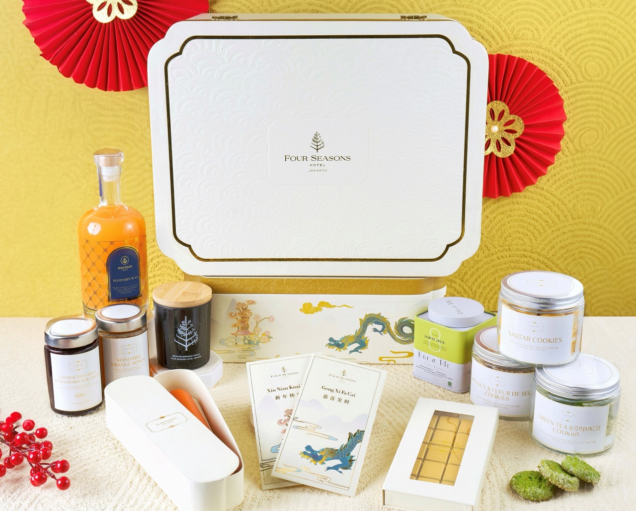 Welcome the Year of the Dragon with Festive Hampers and Gourmet Cakes from Four Seasons Hotel Jakarta