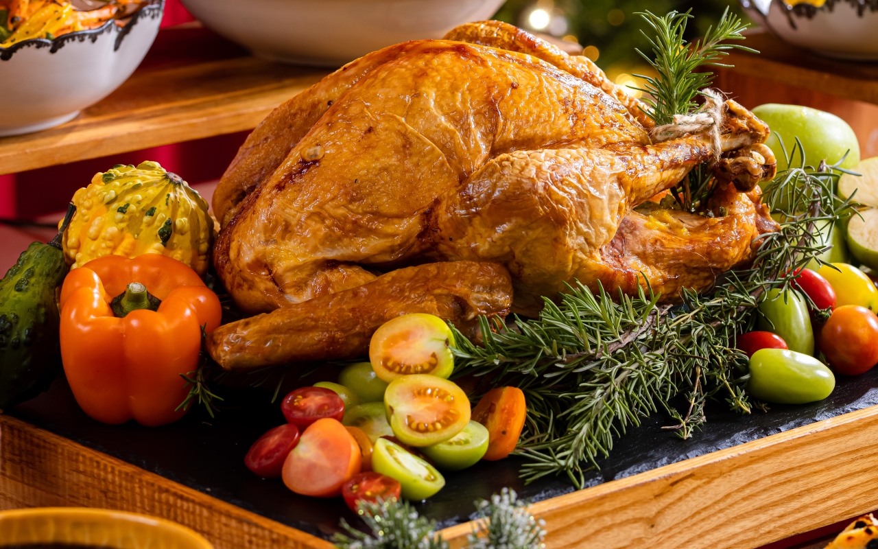 Hearty Turkey from Festive Feast To-Go at Grand Hyatt Jakarta