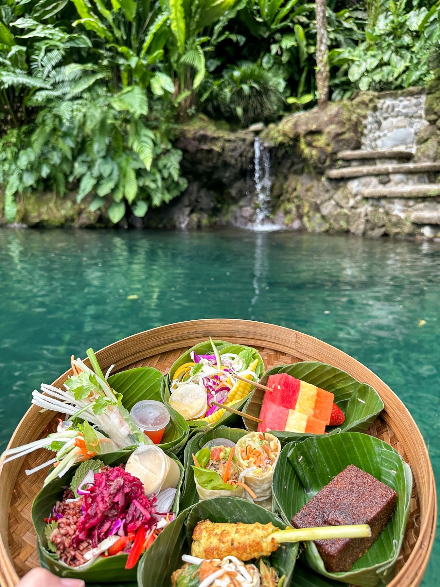 Traditional Picnic-Style Lunch at Kedara Water Garden