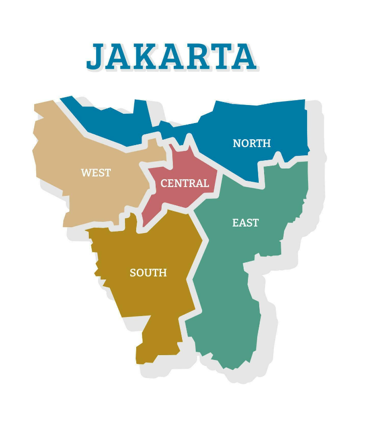 jakarta city map