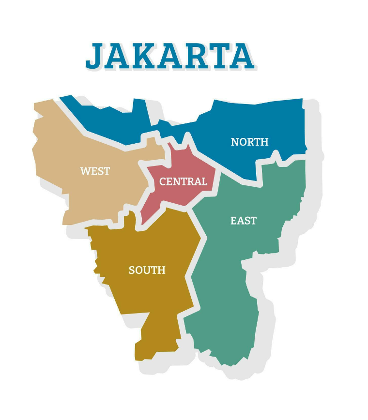 jakarta map