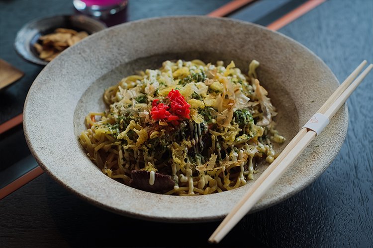 Sauteed Beef Soba