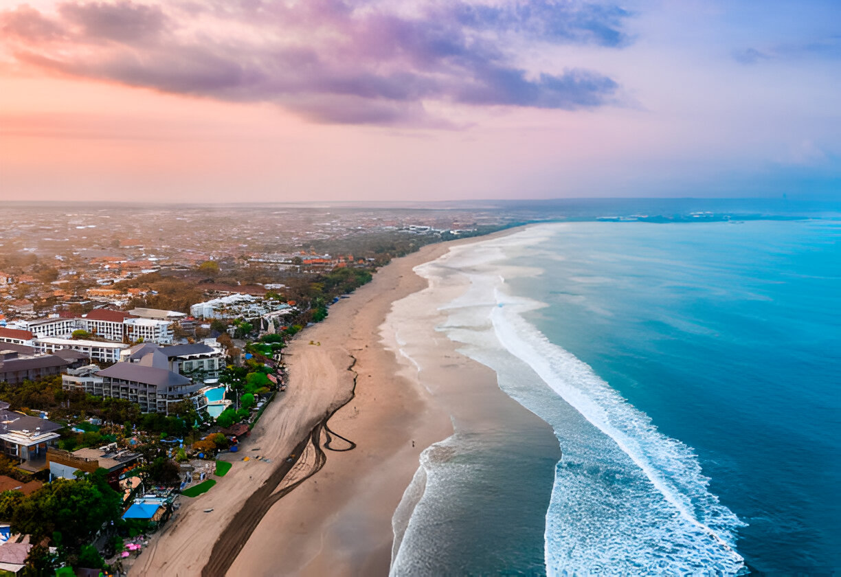 Kuta Beach Scenic View