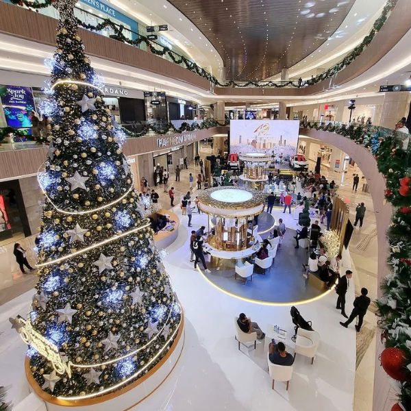 Pakuwon Mall Surabaya during Christmas