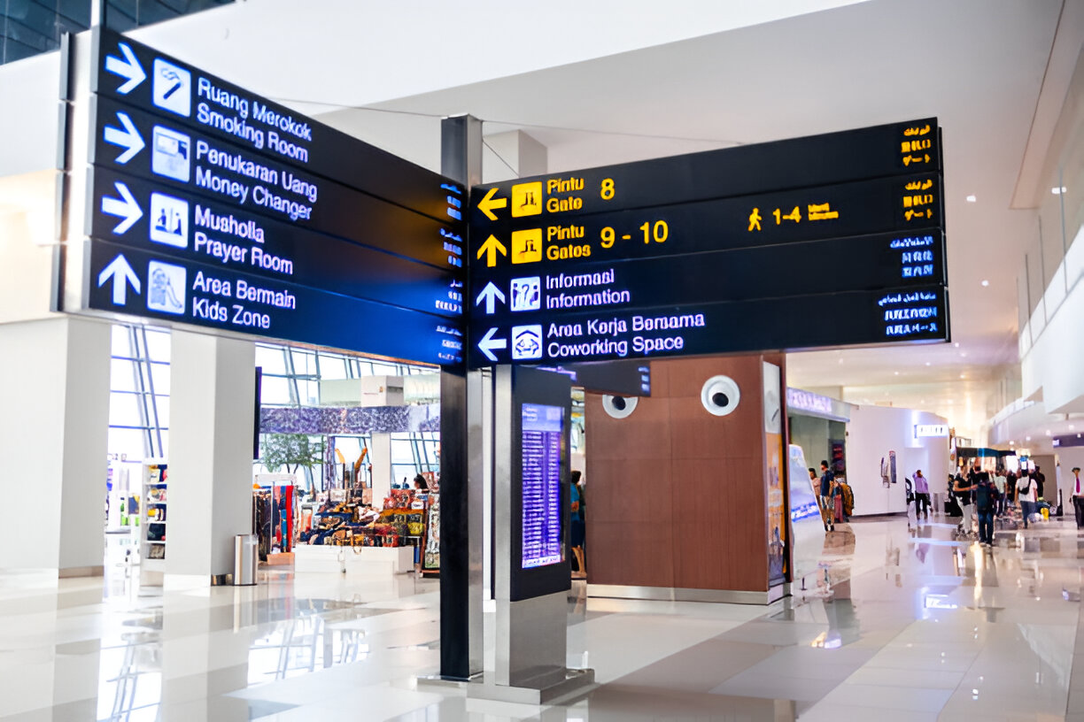 Ngurah Rai Airport Signages