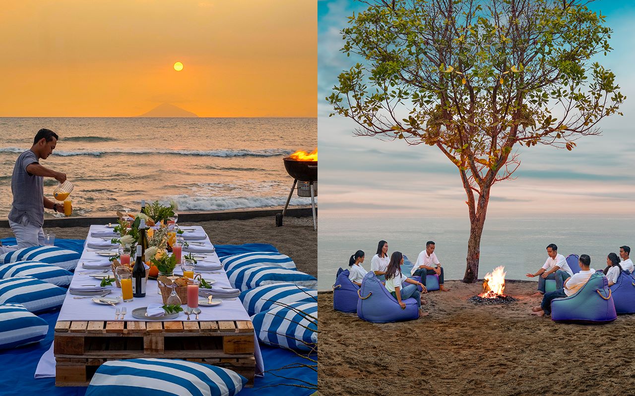 Fuel your energy by the Beach and Reconnect over the warm Bonfire