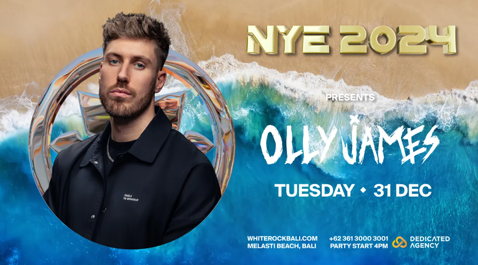 Olly James White Rock Best NYE Parties Bali 2024