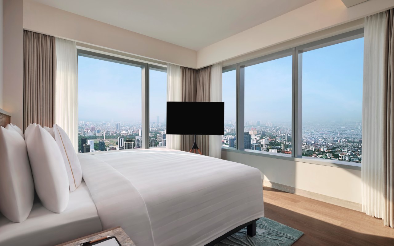 PARKROYAL Services Suites Jakarta One Bedroom Deluxe SUite Bedroom